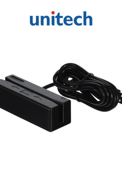 MS246, Lector de banda magnética, 3 pistas, USB, color negro