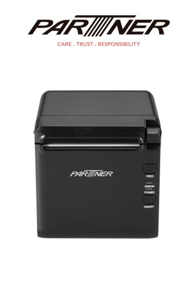 PartnerTech, Impresora RP-700, carga frontal, impresora de recibos, Serial, USB, Ethernet, color negra