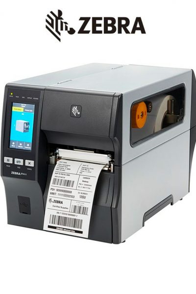 Impresora Industrial Zebra ZT411, 4 Pulgadas, 203 dpi, TT, USB, Serial, Ethernet, BT4.1/MFi y USB Host, Pelador con Revestimiento.