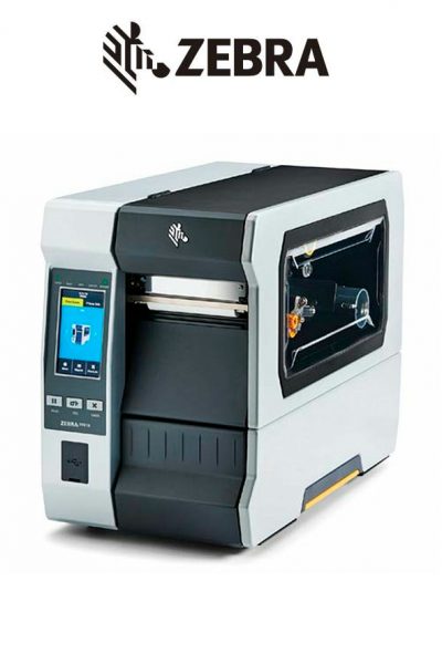 Impresora Industrial Zebra ZT610, 4», 203 dpi, TT,  Serial, USB, Ethernet, Bluetooth 4.0, Pantalla Tactil a Color, con Rebobinador.