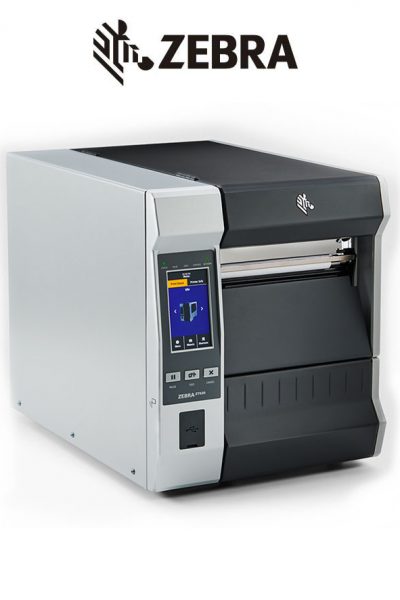 Impresora Industrial ZT620, 6 Pulgadas de ancho, 203 dpi, TT, Serial, USB, Ethernet, BT 4.0 USB Host, Tear, Pantalla Tactil a Color, con Rebobinador.